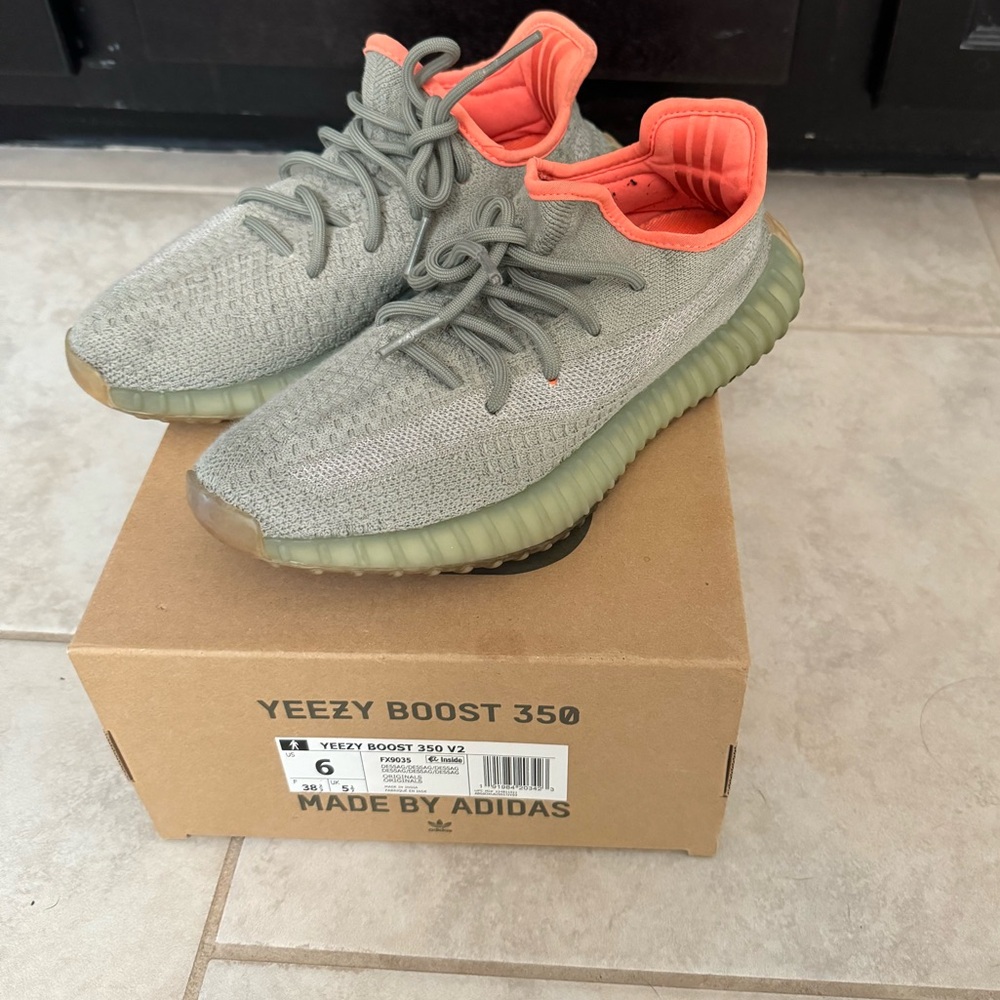 Yeezy desert sage 6 mens women’s 71/2